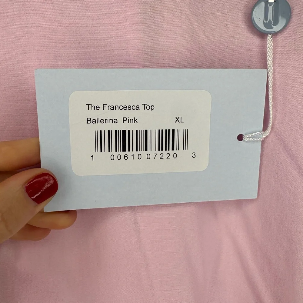 Hill House Home Francesca‎ Top Ballerina Pink NWT Size XL
